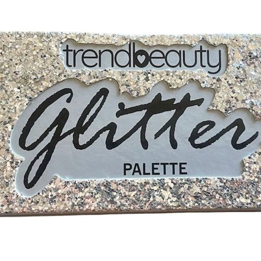 Trend Beauty Glitter Palette 10 Shades Multicolor High-Pigment Eyeshadow, New